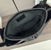 LOE 27 HAMMOCK COMPACT BAG IN BLACK CALFSKIN