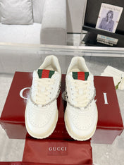GG RE-WEB SNEAKER FOR COUPLE WHITE
