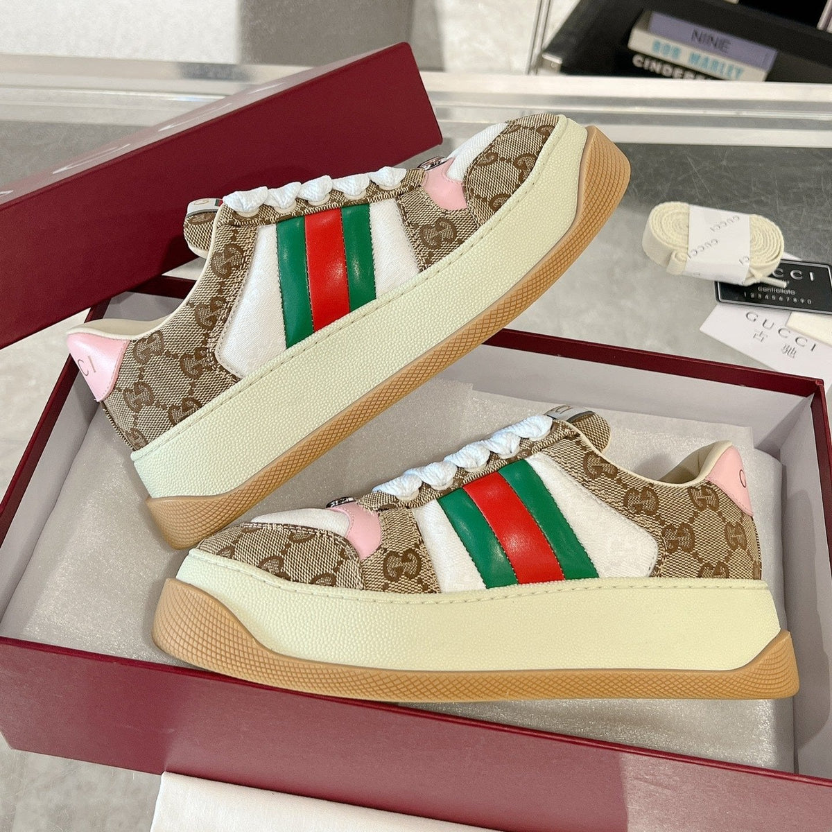 GG SCREENER SNEAKER COLORFUL
