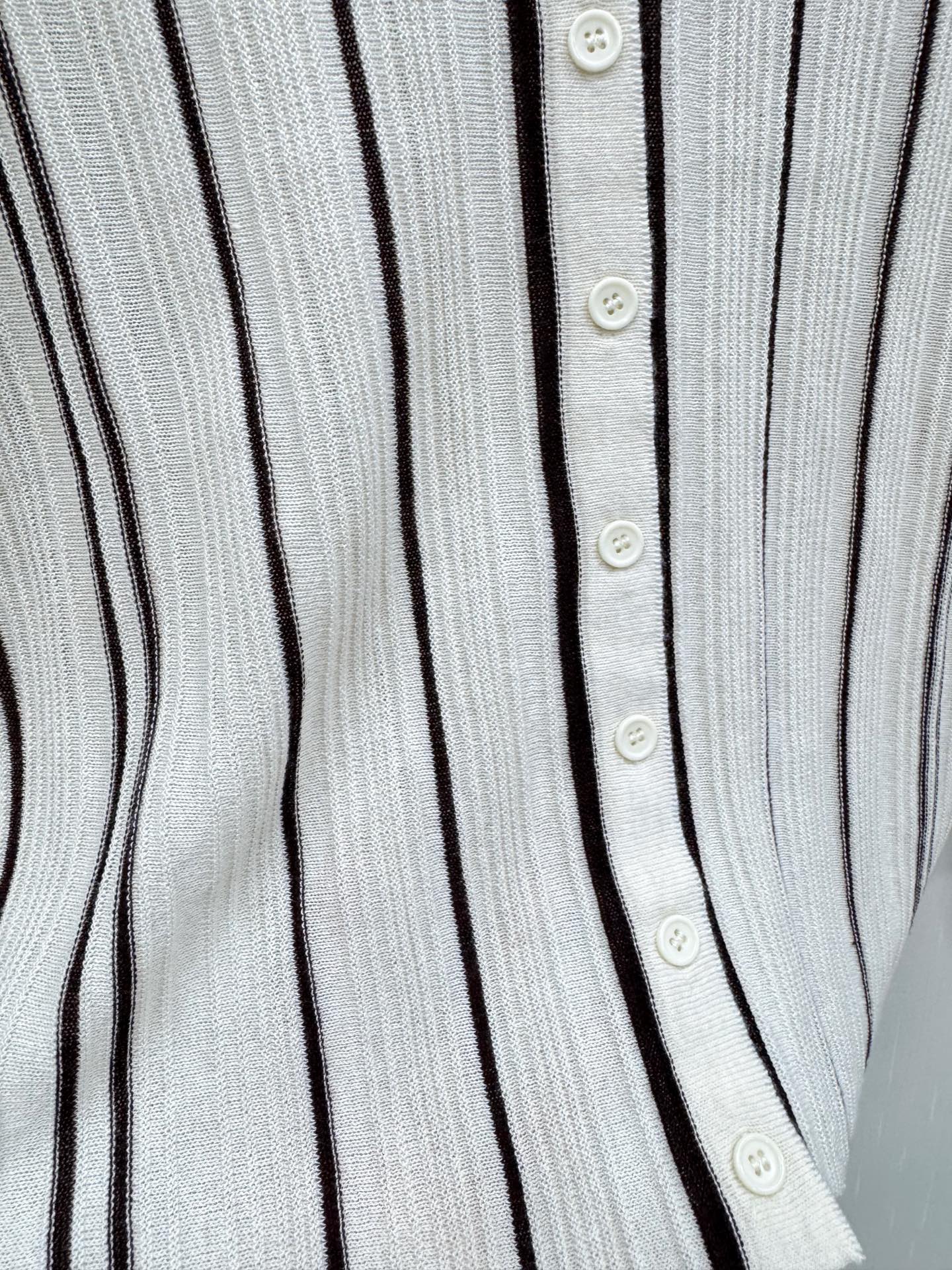 YSL 26S LONG-SLEEVE KNIT POLO SHIRT 483