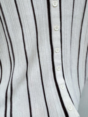 YSL 26S LONG-SLEEVE KNIT POLO SHIRT 483