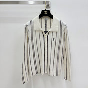 YSL 26S LONG-SLEEVE KNIT POLO SHIRT 483