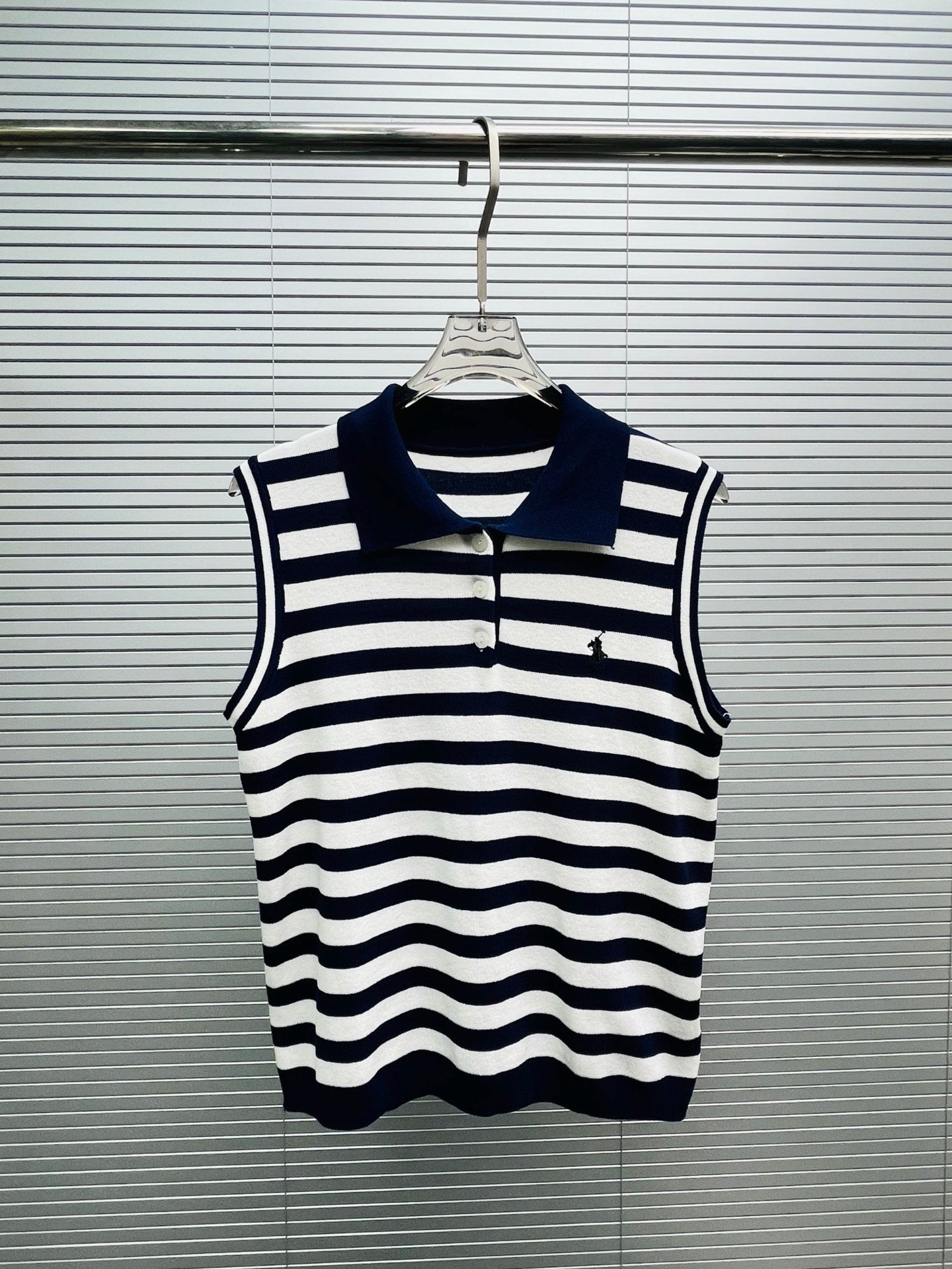 RALPH LAUREN 26S SLEEVELESS POLO KNIT TOP 424