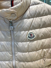 MONCLER 25S DOWN VEST IN BEIGE 009