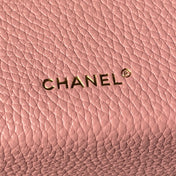 CHANEL 26S VANITY BAG 19 IN LIGHT PINK CAVIAR CALFSKIN GOLD HARDWARE