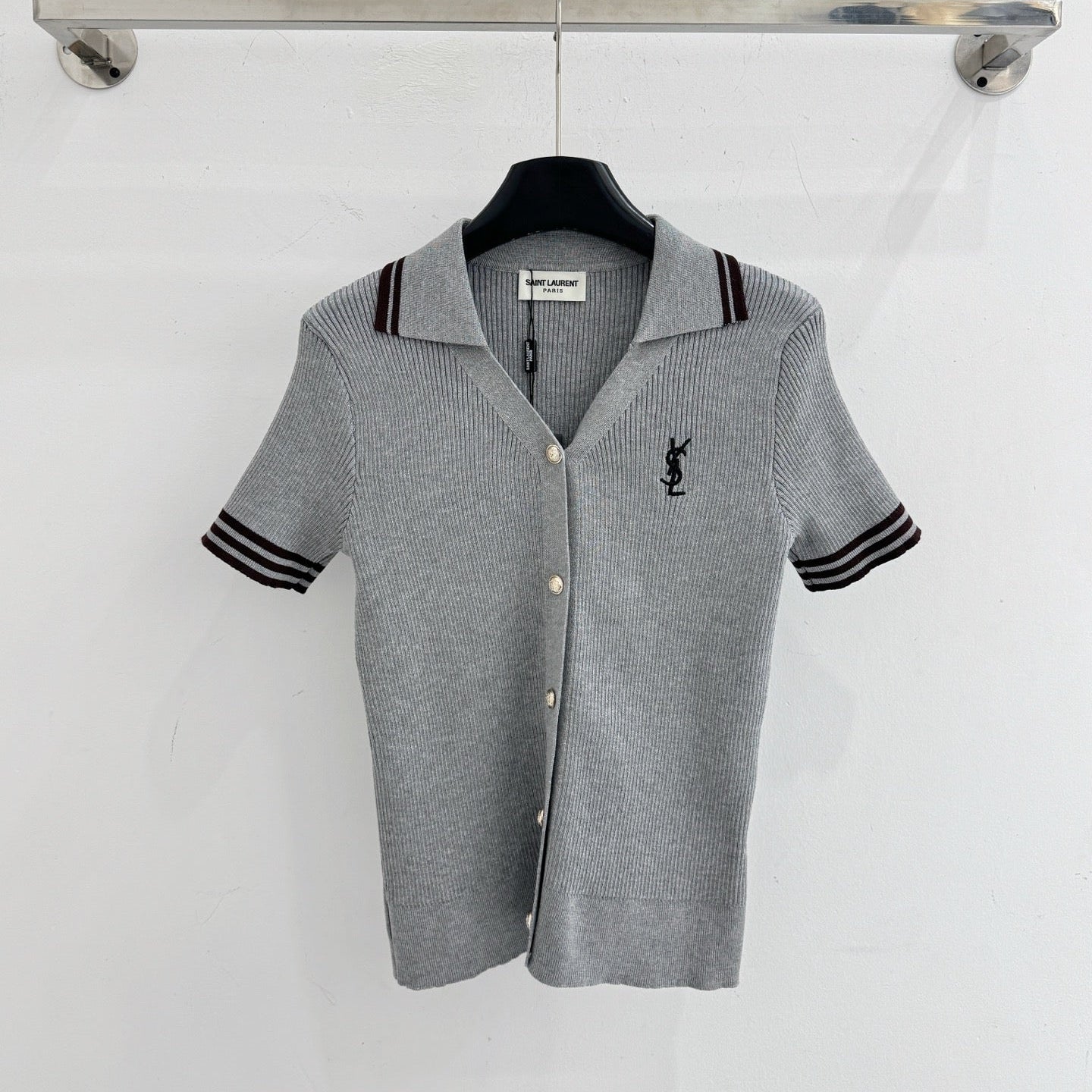 YSL 26S KNIT POLO TOP 494