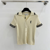 YSL 26S KNIT POLO TOP 493