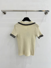 YSL 26S KNIT POLO TOP 493