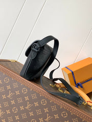 LV 25S PULSE WEARABLE WALLET 22 IN BLACK MONOGRAM SHADOW EMBOSSED CALFSKIN