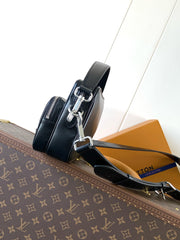 LV 25S NIL BAG 25 IN BLACK CALFSKIN SILVER HARDWARE