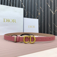 DIOR 25S BELT 20 MM IN MUTED PINK CALFSKIN 568719