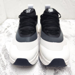 CLOUDTILT 2.0 SNEAKER PALE GRAY MIX BLACK CALFSKIN AND BREATHABLE MESH