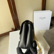 MEDIUM CELINE VICTOIRE BAG 23 IN BLACK CALFSKIN