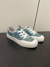 LP CLASSIC BISCUIT SNEAKER SAPPHIRE CALFSKIN