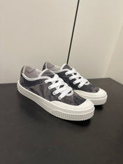 LP CLASSIC BISCUIT SNEAKER CHARCOAL CALFSKIN