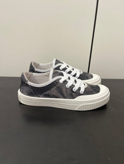 LP CLASSIC BISCUIT SNEAKER CHARCOAL CALFSKIN