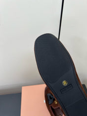 LOAFERS WITH BOW IN CHOCOLATE SUEDE