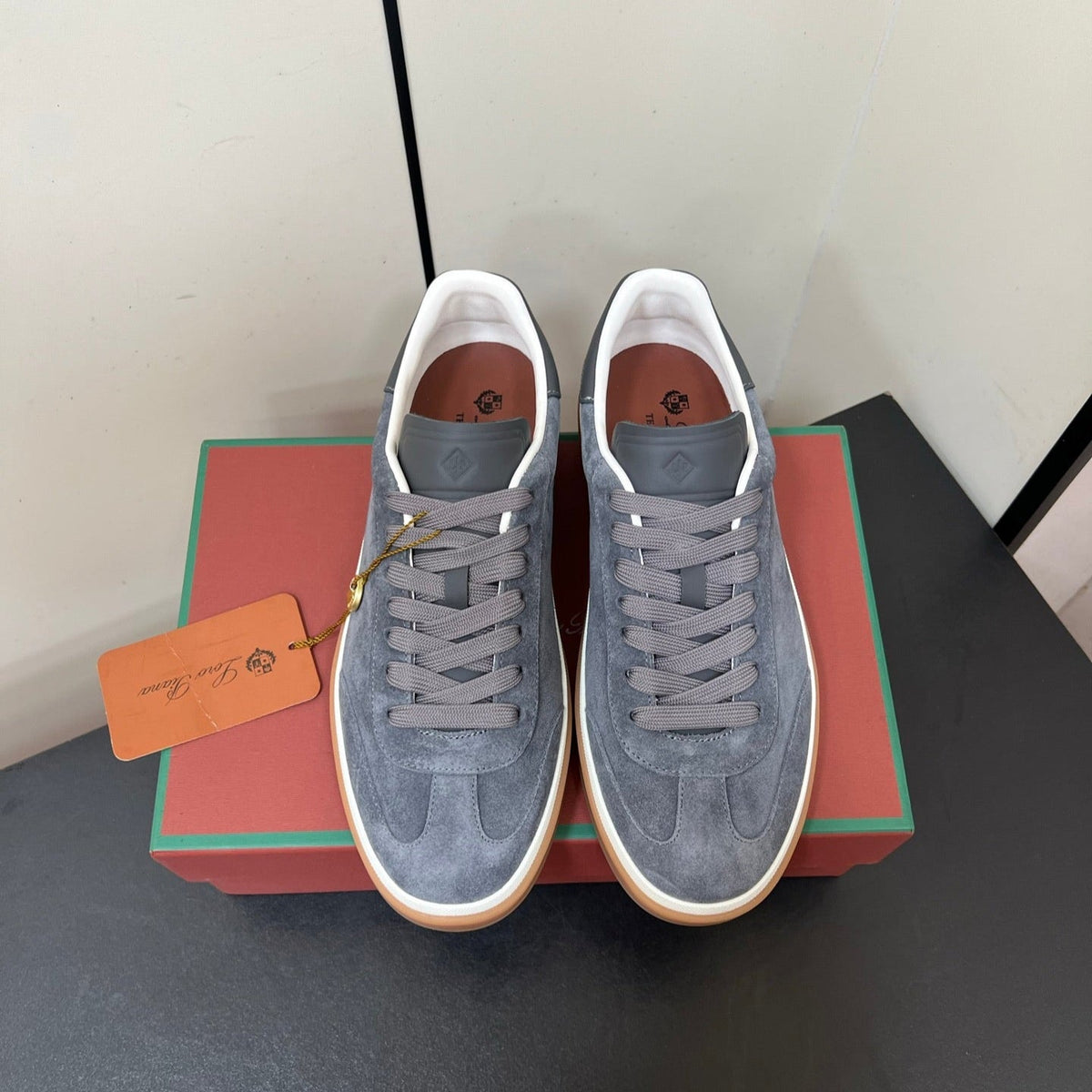 LP 25S TENNIS WALK SNEAKERS IN BLUE GRAY SUEDE