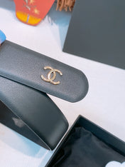 CHANEL 26S BELT 30 MM IN BLACK CALFSKIN 632138