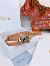 DIOR 26S BELT 15 MM IN CAMEL CALFSKIN 657714