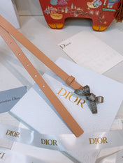 DIOR 26S BELT 15 MM IN CAMEL CALFSKIN 657714