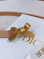 DIOR 26S BELT 15 MM IN CAMEL CALFSKIN 657719