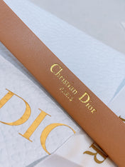 DIOR 26S BELT 15 MM IN CAMEL CALFSKIN 657719