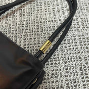 CHANEL 26S LOGO SHOPPING TOTE BAG 25 IN BLACK AND WHITE CALFSKIN GOLD HARDWARE