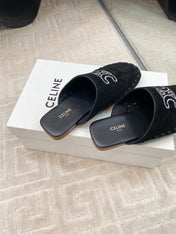 MARLOU MULE IN BLACK SUEDE