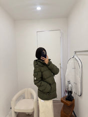 MONCLER 25S SHORT HOODED PUFFER JACKET 325