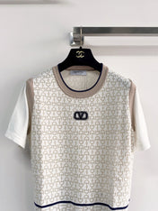 VALENTINO 26S SHORT-SLEEVE SWEATER STYLE 109