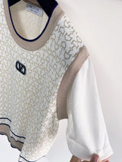 VALENTINO 26S SHORT-SLEEVE SWEATER STYLE 109