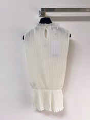 CHANEL 26S SLEEVELESS SHIRT STYLE 1043
