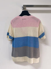 MIUMIU 26S SHORT-SLEEVED SWEATER STYLE 1129