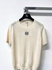 LOEWE 26S SHORT SLEEVE KNIT SWEATER 335