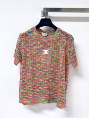CHANEL 26S SHORT-SLEEVE KNIT TOP STYLE 1172