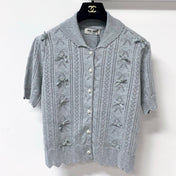 MIUMIU 26S KNIT CARDIGAN TOP 1250