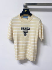 PRADA 26S SHORT-SLEEVE KNIT T-SHIRT 1013