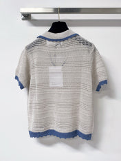CHANEL 26S SHORT-SLEEVE KNIT TOP 1464
