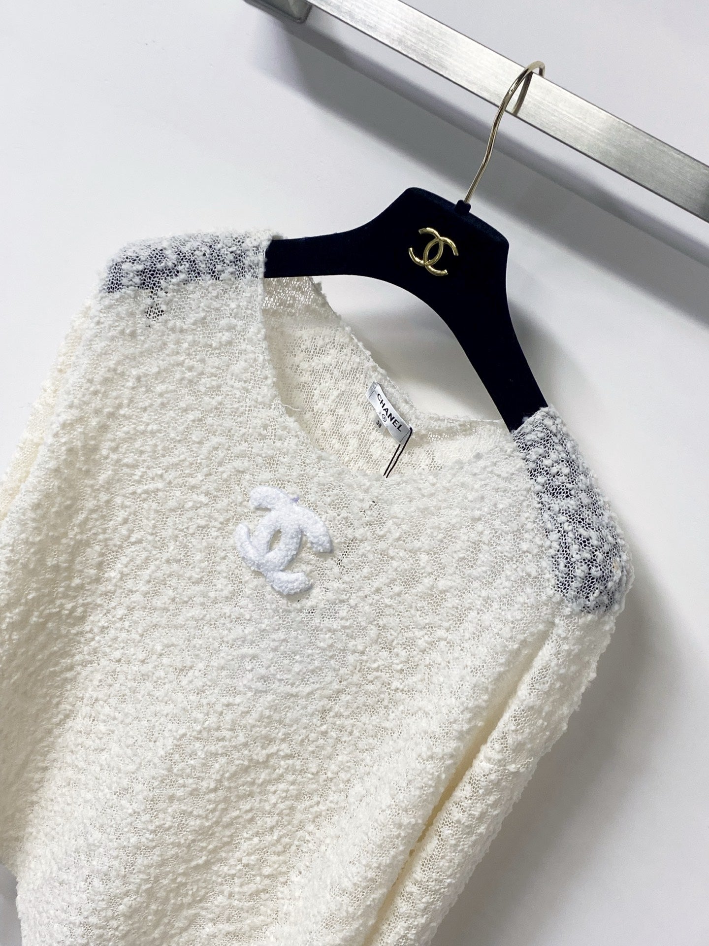 CHANEL 26S BOUCLE KNIT SWEATER 1290