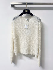 CHANEL 26S BOUCLE KNIT SWEATER 1290