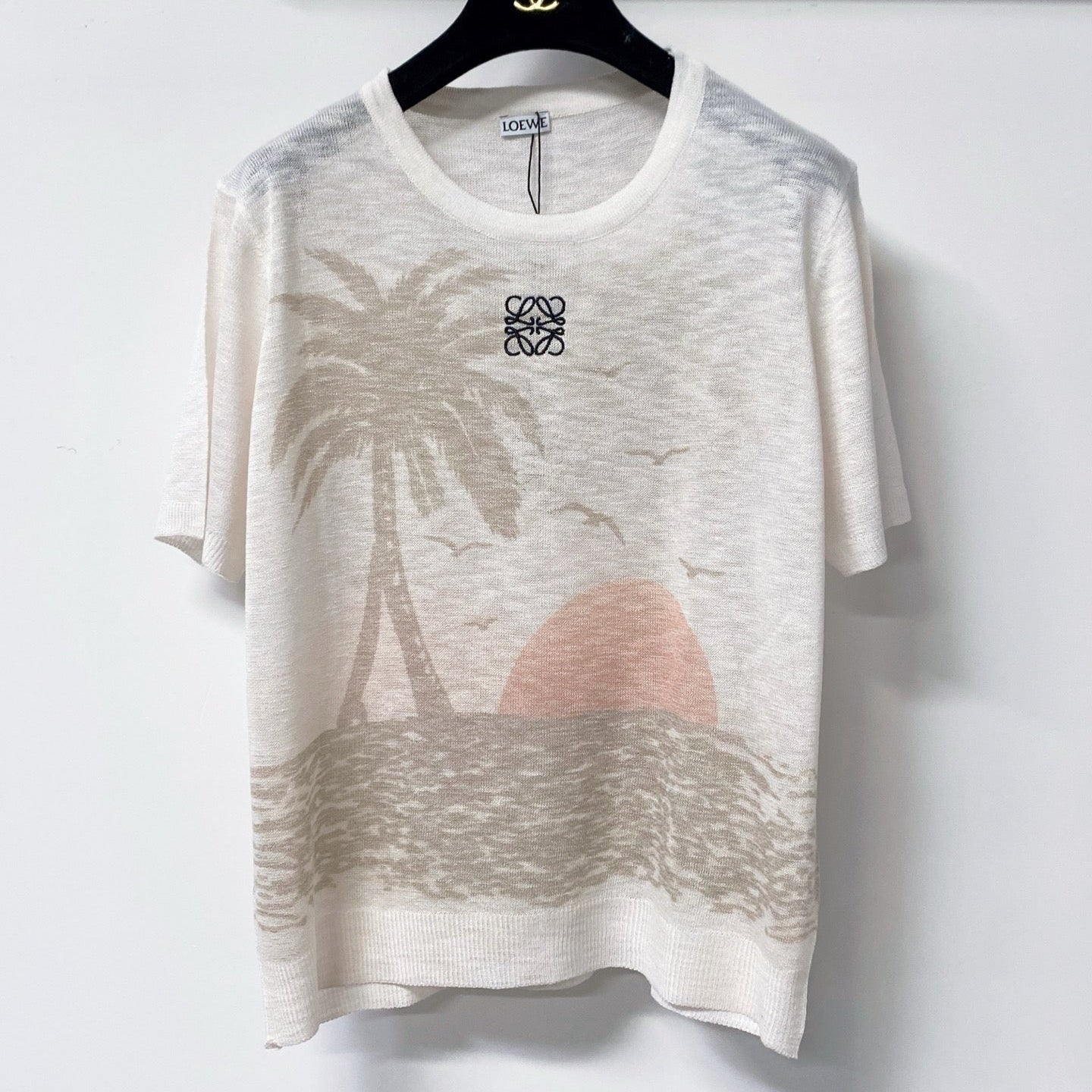 LOEWE 26S SHORT-SLEEVE KNIT TOP 600