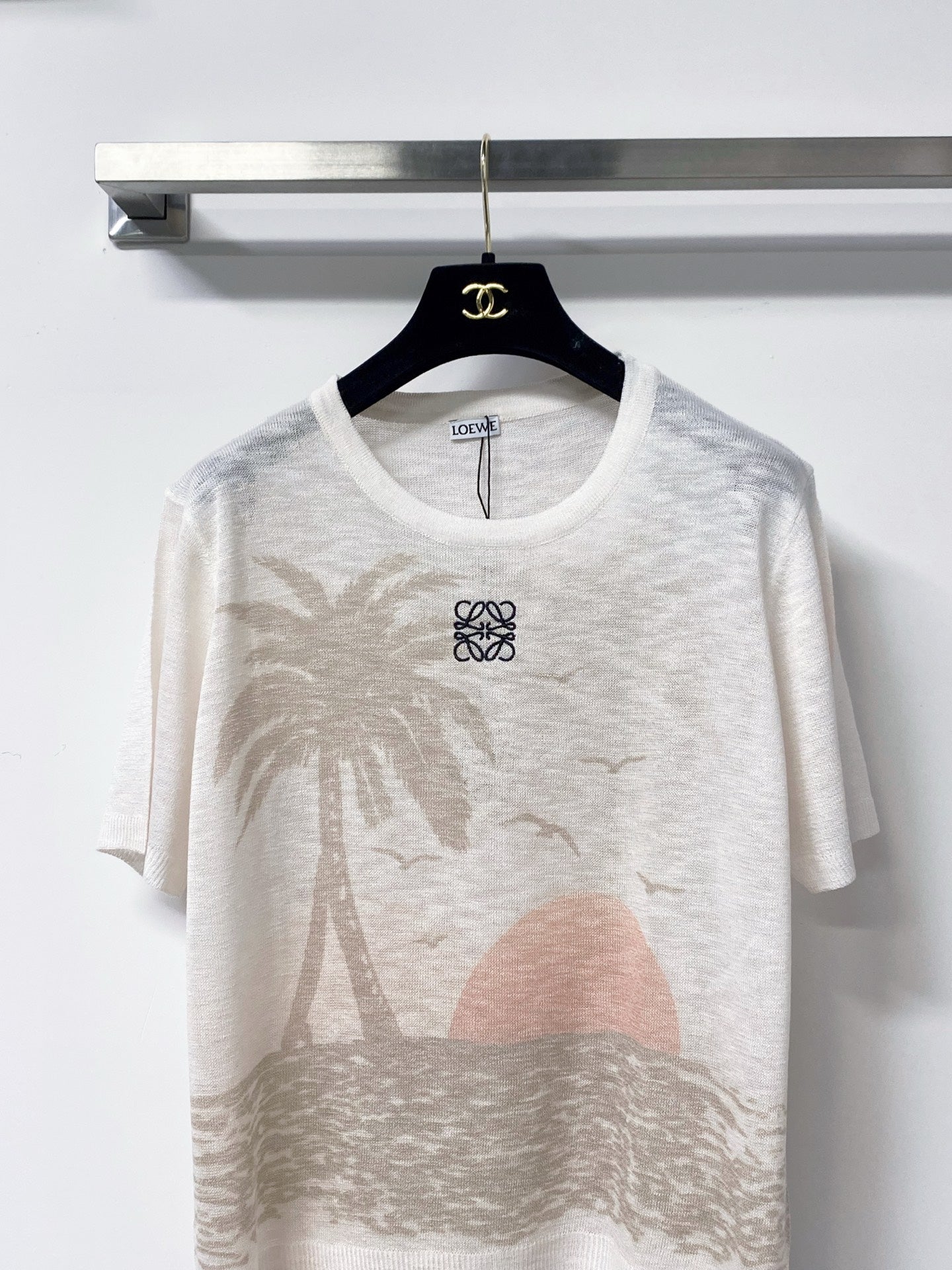 LOEWE 26S SHORT-SLEEVE KNIT TOP 600
