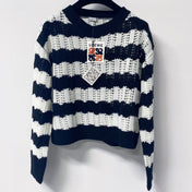 LOEWE 26S OPEN-KNIT STRIPED SWEATER 571