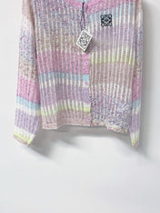 LOEWE 26S PASTEL OPEN-KNIT CARDIGAN 568
