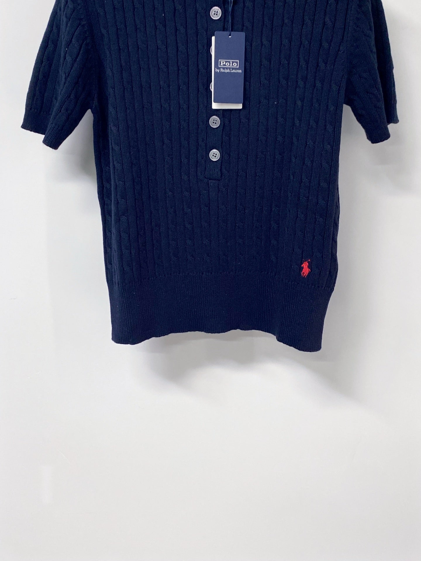 RALPH LAUREN 26S SHORT SLEEVE KNIT SWEATER 328