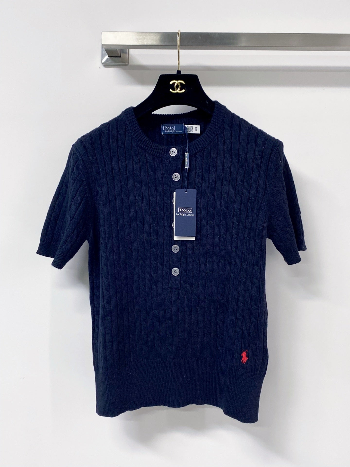 RALPH LAUREN 26S SHORT SLEEVE KNIT SWEATER 328