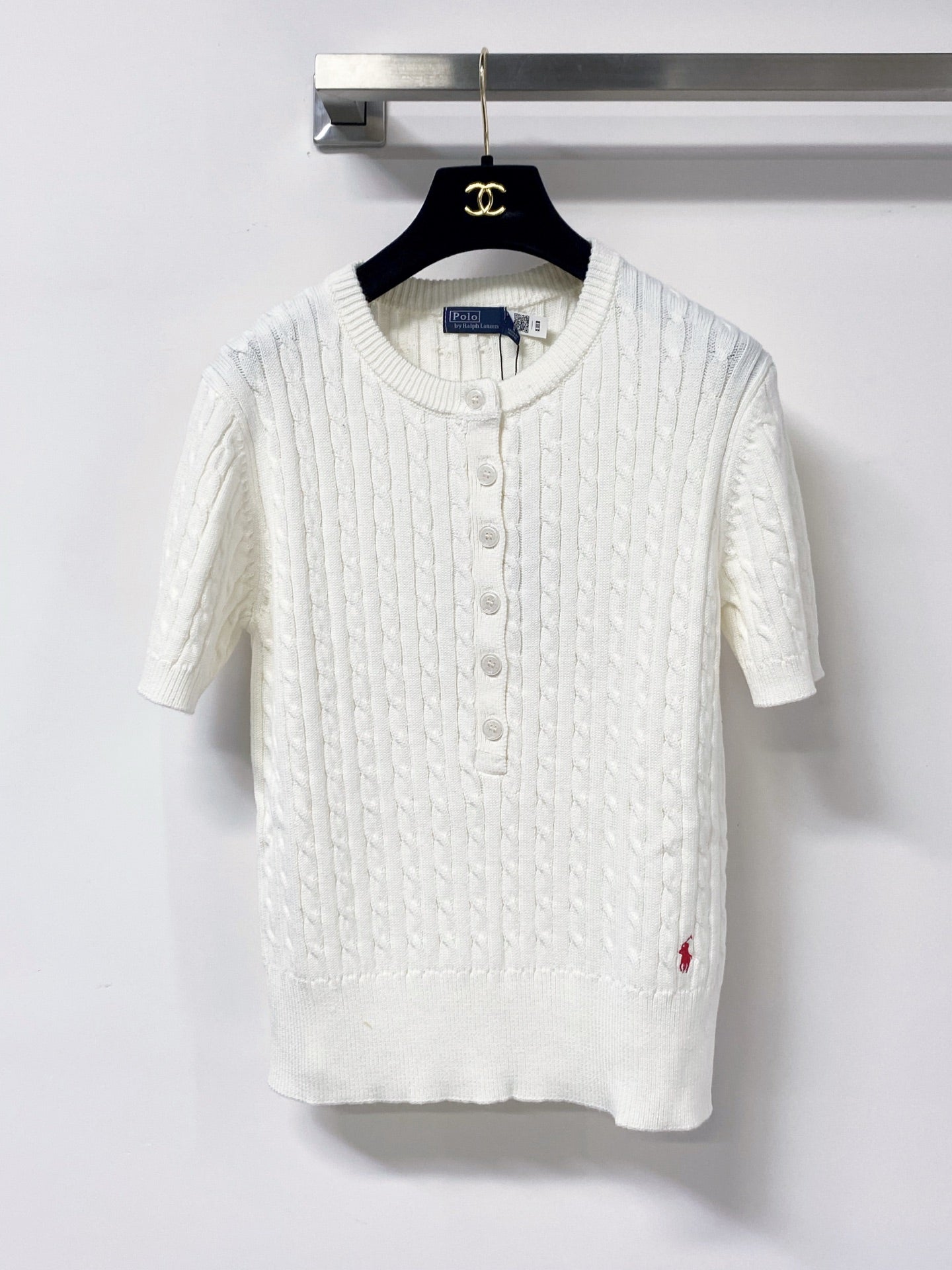 RALPH LAUREN 26S SHORT SLEEVE KNIT SWEATER 327