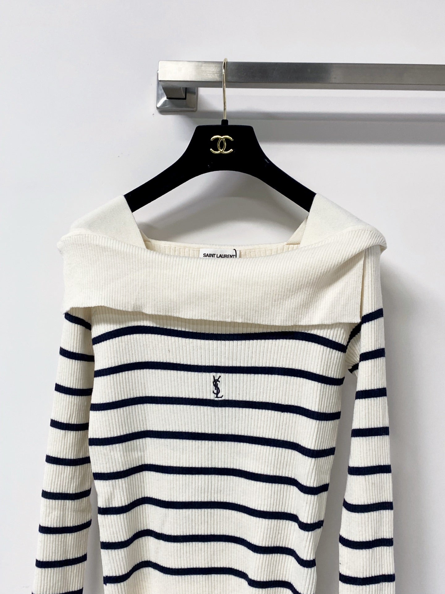 YSL 26S LONG-SLEEVE KNIT TOP 506