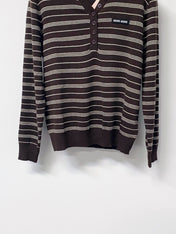 MIUMIU 26S KNIT POLO SWEATER 1465